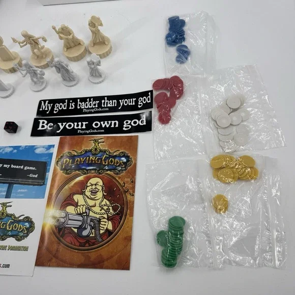 Playing Gods - The Board Game of Divine DominationSIGNED Benjamin Radford 2008